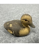 Vintage Tom Hunter Blue Wing Teal Duck Decoy Figurine Carving - 2 3/4” Long - $45.26 CAD