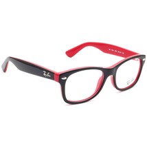 Ray-Ban Kids&#39; Eyeglasses RB 1528 3573 Black on Red Square Frame 46[]16 125 - $69.99