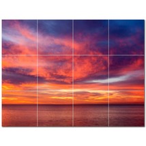 Sunset Ceramic Tile Wall Mural Kitchen Backsplash Bathroom Shower P500992 - £89.70 GBP+