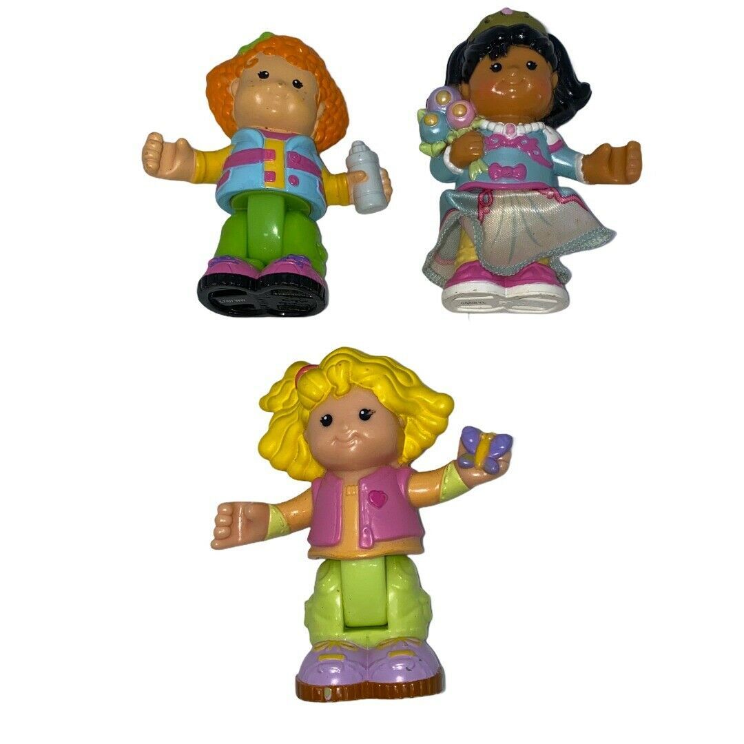 Primary image for Fisher Price Little People Poseable Figurines Set of 3