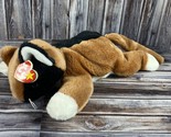 1998 Ty Beanie Buddy - Chip the Calico Cat - 17&quot; Long - Smoke Free - $11.64