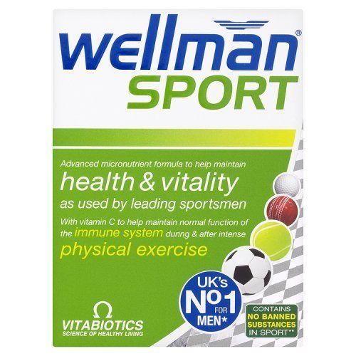 Vitabiotics Wellman Sport x 30 Tablets Advanced Sports/Fitness Supplement - $16.99