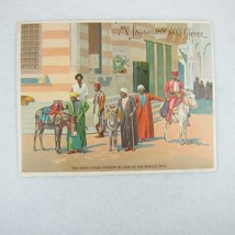Antique Trade Card LARGE 1894 Worlds Fair Columbian Expo McLaughlin Coffee RARE - £54.98 GBP