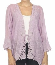 Johnny Was traci kimono in purple - size 2XL - £157.15 GBP