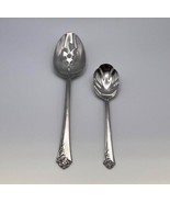 Oneida Stainless DAMASK ROSE 2 Piece Serving Lot - £31.46 GBP