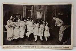 Charles Cherry, The Seven Sisters, Scene from the Four-Act Comedy Postcard C17 - £19.77 GBP