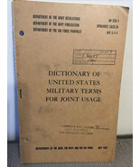 Dictionary Of United States Military Terms For Joint Usage May 1955 - €34,38 EUR