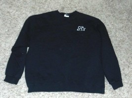 Mens Sweatshirt Starter Black Pullover Long Sleeve Crew Neck-size XL - $10.89