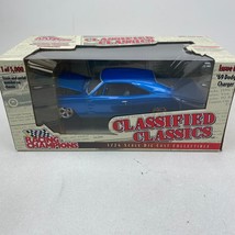 1:24 Racing Champions 1969 Charger Blue Limited Edition Diecast - $34.55