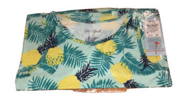 Cat &amp; Jack Tropical Pineapple Theme Turquoise Size 5-T Tank Top - £3.84 GBP