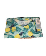 Cat &amp; Jack Tropical Pineapple Theme Turquoise Size 5-T Tank Top - £3.85 GBP