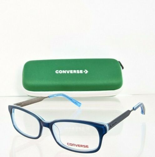 Brand New Authentic Converse Eyeglasses K021 Blue 47mm Frame - $29.69