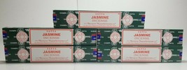 Genuine Satya Jasmine pack of 5 x 15 grams = 75 gms of Incense Sticks - £3.09 GBP