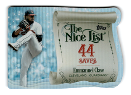 2024 Topps Holiday Making the Nice List #MNL-13 Emmanuel Clase NM-MT Gu ID:74853 - $1.67