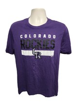 CR Colorado Rockies Adult Large Purple TShirt - $17.82