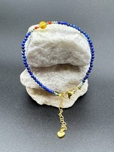 Handcrafted Lapis Lazuli Gemstone Bracelet - $13.17