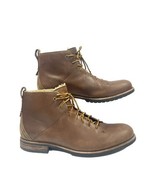 UGG Keaton Men&#39;s Brown Leather Sheepskin Lined Chukka Boots Size US 14/E... - £102.56 GBP