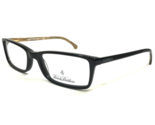 Brooks Brothers Eyeglasses Frames BB2009 6053 Black Brown Rectangular 52... - $46.53