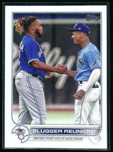 2022 Topps #329 Slugger Reunion Wander Franco Vladimir Guerrero Jr - £5.58 GBP