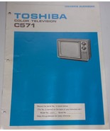 Vintage Toshiba Color Television C571 Owner’s Guidebook  - $5.99