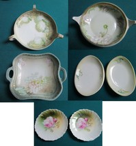 Reinhold Schlegelmilch - R.S.Tillowitz Germany Antique Roses Trays Plates PICK1 - £30.59 GBP