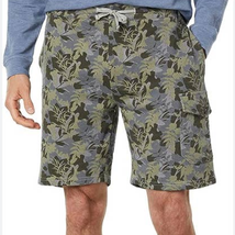 Johnnie-O Jungle Lounger Mens Shorts Size XL Elastic Waist Drawstring Zipper - £29.98 GBP
