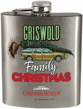 Griswold Family Christmas Vacation Movie Stainless Steel 7 Ounce Hip Flask NEW - £13.09 GBP