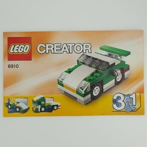 Lego Creator 6910 Mini Sports Car Building Instruction Manual Replacement - £1.96 GBP