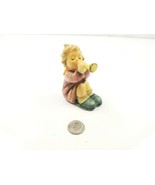 Hummel Goebel Boy Sitting Playing Horn Toot Nativity TMK6 Signed Figurine - $61.11 CAD