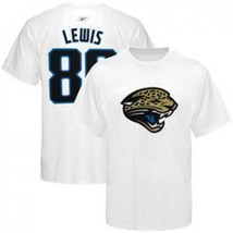 New #89 Marcedes Lewis Jacksonville Jaguars Reebok White Small Jersey T-... - $14.80