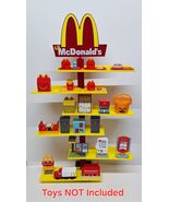 1 Sided Floating Shelf Display Sign for Lil McDonald’s Happy Meal Toys 3... - €51,52 EUR