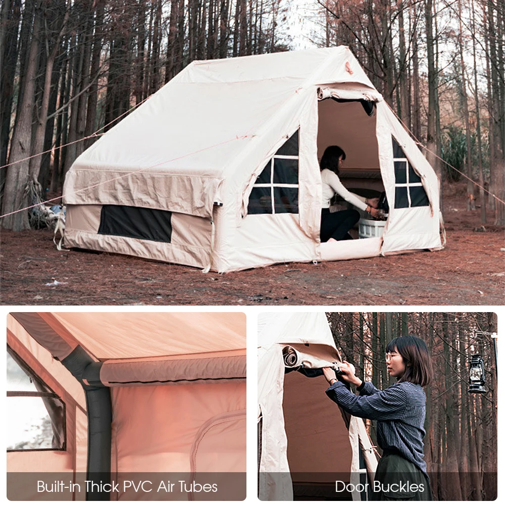 Large Waterproof Inflatable Camping Tent 10 Person - $12,260.11 MXN