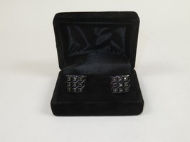 Men J.Valintin Cufflinks by Vitorofolo for French Cuff Shirt V35-23 Black image 3