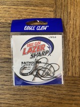 Eagle Claw Lazer Sharp Baitholder Hook Size 8 - £38.60 GBP
