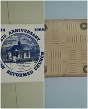 Vintage 1964 1969 275th Anniversary Tappan Reformed Church Dutch Tile Tr... - $14.99