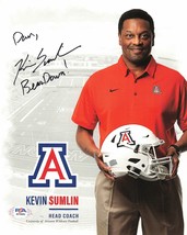 Kevin Sumlin Signed 8x10 Photo PSA/DNA Arizona Wildcats Autographed - £35.96 GBP