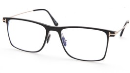 New Tom Ford Tf 5865-B 002 Black Eyeglasses Frame 55-18-145mm B40mm Italy - £156.71 GBP