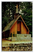 Mount Hermon Memorial Chapel Santa Cruz California CA Chrome Postcard Z3 - £2.28 GBP