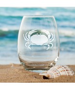 Crab Etched Glasses - Wine, Champagne, Pint Glasses, Shot Glass - €21,52 EUR+