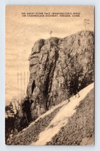 Great Stone Face Chamberlain Highway Meriden Connecticut CT Colotype Postcard O2 - £7.96 GBP