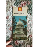1966 Shell Road Map: Street Guide of Washington, D.C. and Vicinity - £7.75 GBP