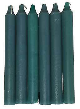 Primary image for (set Of 6) Green 6" Household Candle