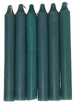 (set Of 6) Green 6&quot; Household Candle - £16.81 GBP