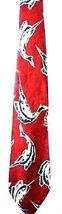 Vintage Mens Rayon Necktie Maroon Swordfish Marlin Pattern 3 1/2 Wide 1940s - $22.72 Vintage Mens Rayon Necktie Maroon Swordfish Marlin Pattern 3 1/2 Wide 1940s - $22.72