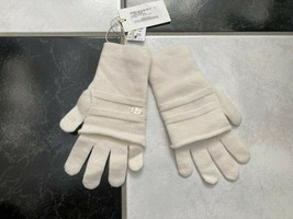 NWT 100% AUTH Gucci Kids Double Layer Wool Blend Gloves MOP Gucci Logo  - £102.56 GBP