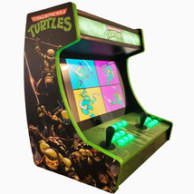 TMNT Bartop Arcade Machine, 22 inch Screen, Plays 5000 Games, Light up Marquee a - £724.74 GBP
