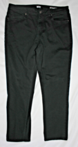DKNY Jeans Mens 34x28 Stanton Slim Fit Black Denim Dark Wash Stretch Casual - $351.73 MXN