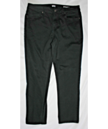 DKNY Jeans Mens 34x28 Stanton Slim Fit Black Denim Dark Wash Stretch Casual - $347.74 MXN
