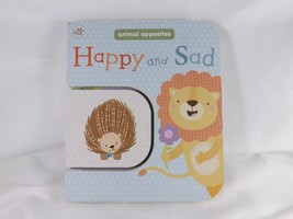 Little Learners Children&#39;s Board Book - New - Animal Opposites - Happy and Sad - £6.95 GBP