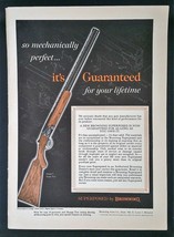 Vintage 1963 Browning Arms Co Superposed Grade I Rifle Full Page AD - $6.64
